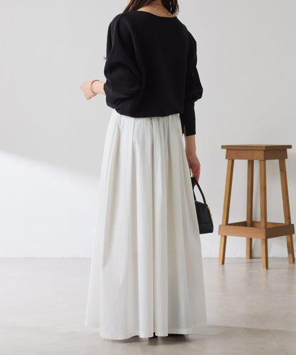 袖口羅紋2WAY蝙蝠袖針織衫