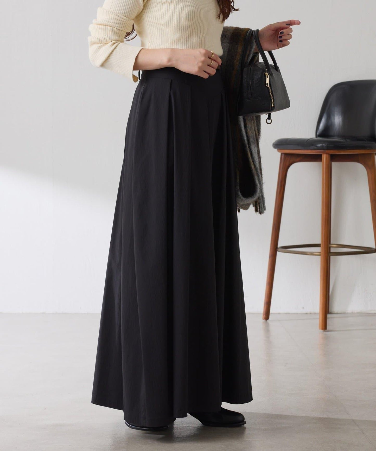 蓬鬆喇叭半身裙