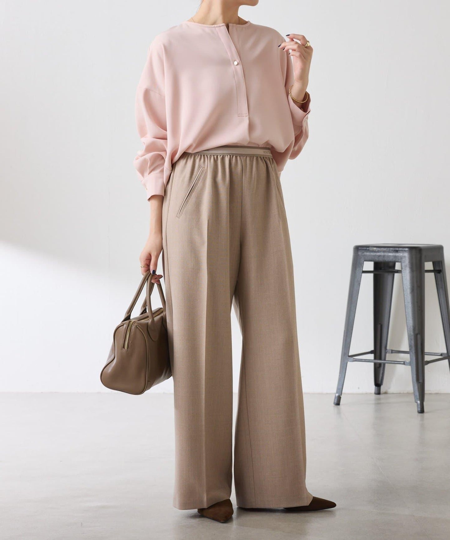 【修身顯瘦】翻領寬鬆襯衫/禮服