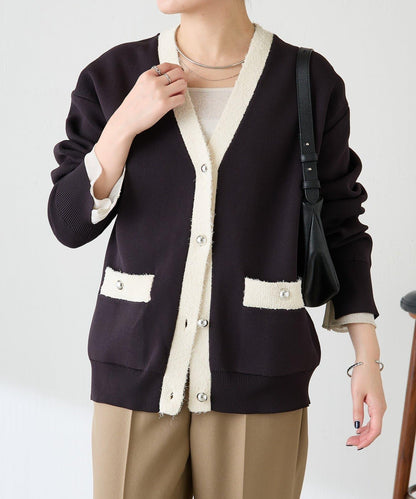 【輕盈/顯氣質】半米蘭針織開衫