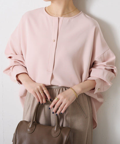 【修身顯瘦】翻領寬鬆襯衫/禮服