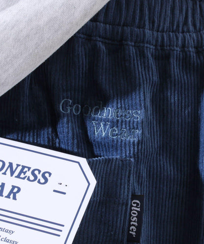 【人氣系列/男女同款/4尺碼/7色可選】GOODNESS燈芯絨長褲