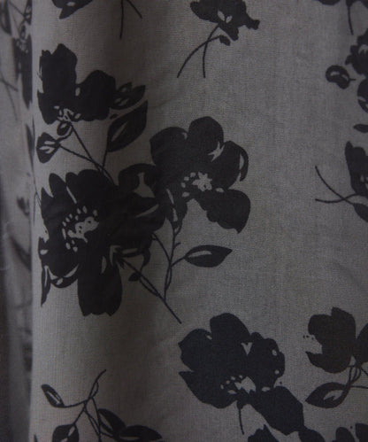 【輕薄遮身◎】輕薄疊穿花卉圖案褲