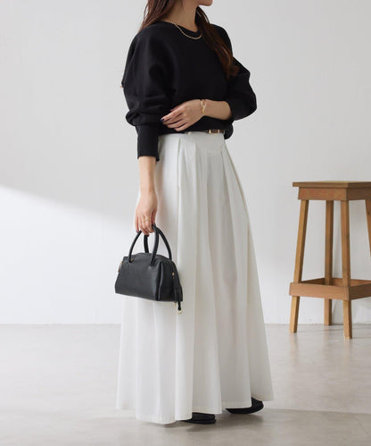 袖口羅紋2WAY蝙蝠袖針織衫