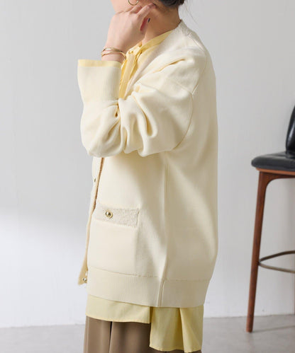 【輕盈/顯氣質】半米蘭針織開衫