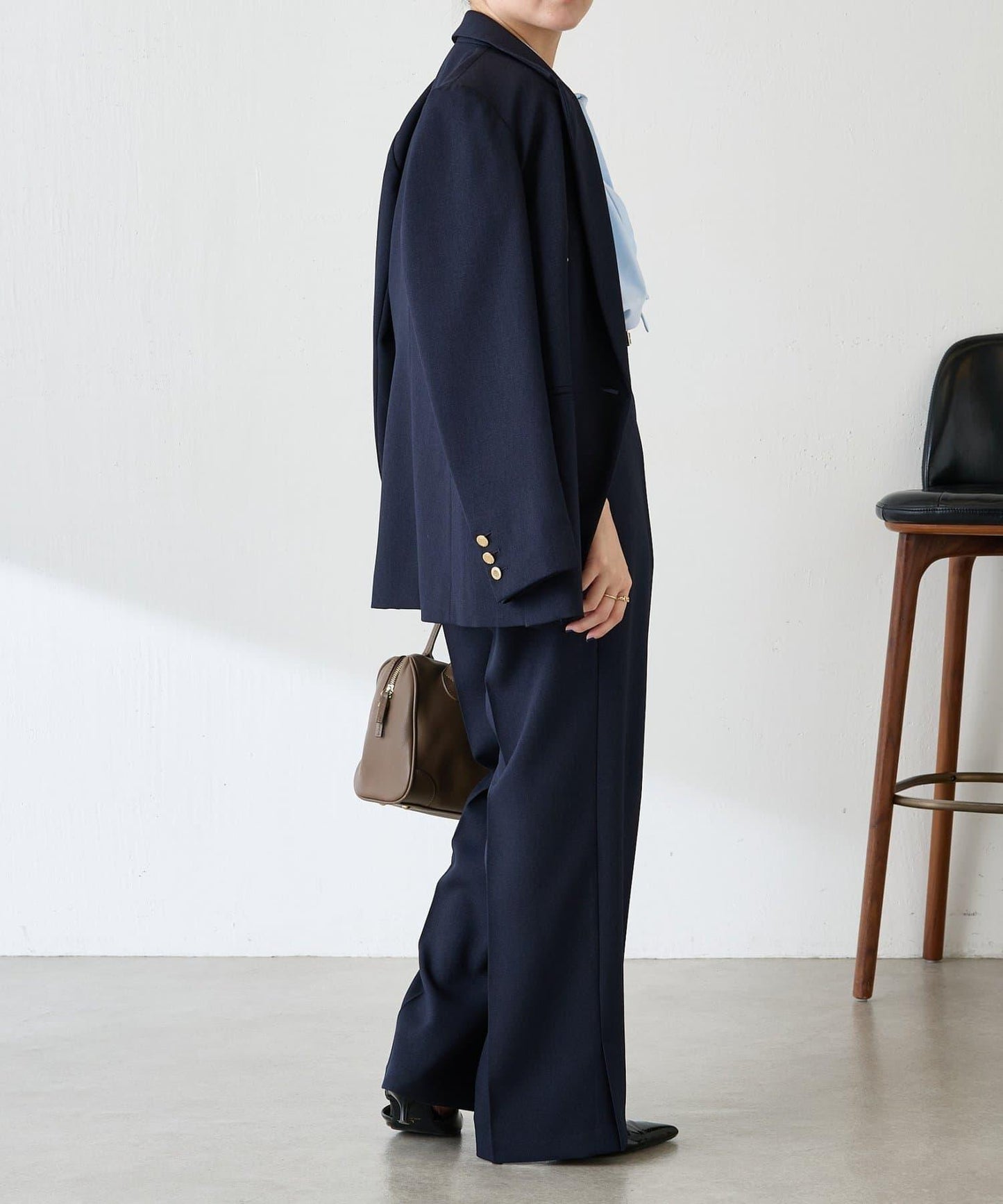 【人氣系列/2尺碼可選】羊毛感直筒褲/禮服