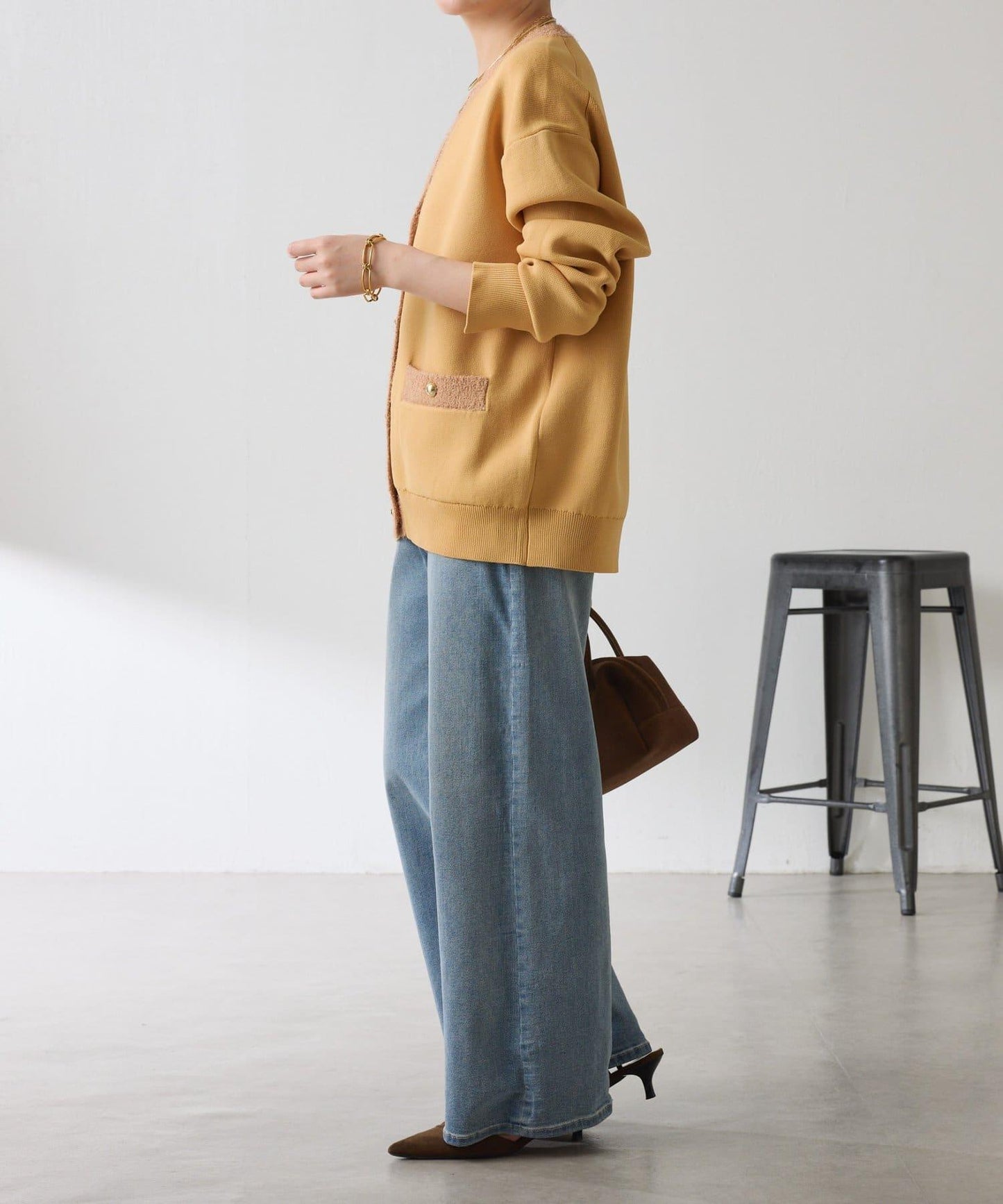 【輕盈/顯氣質】半米蘭針織開衫