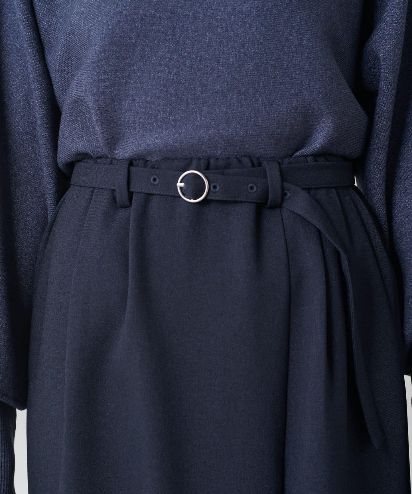 【2尺碼可選】羊毛感繫帶半身裙/可成套搭配