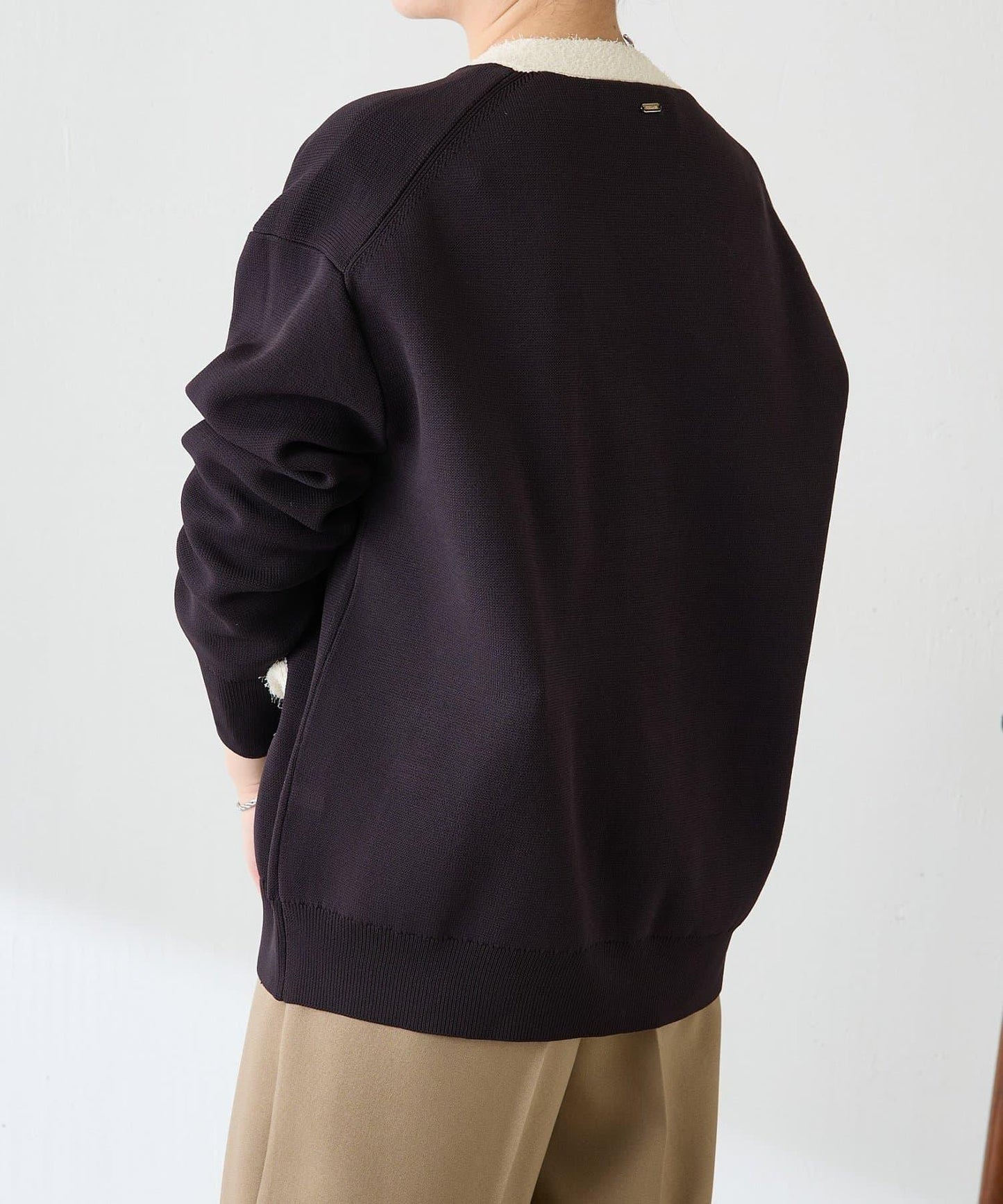 【輕盈/顯氣質】半米蘭針織開衫