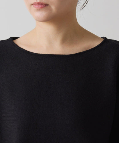 袖口羅紋2WAY蝙蝠袖針織衫