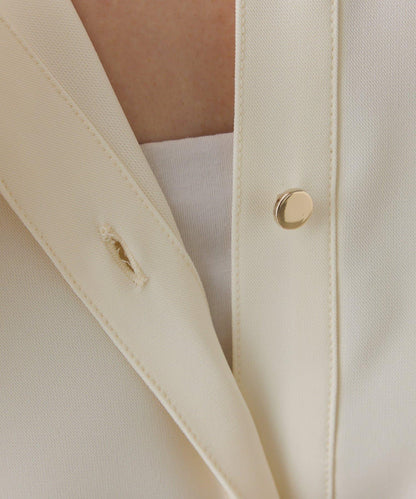 【修身顯瘦】翻領寬鬆襯衫/禮服