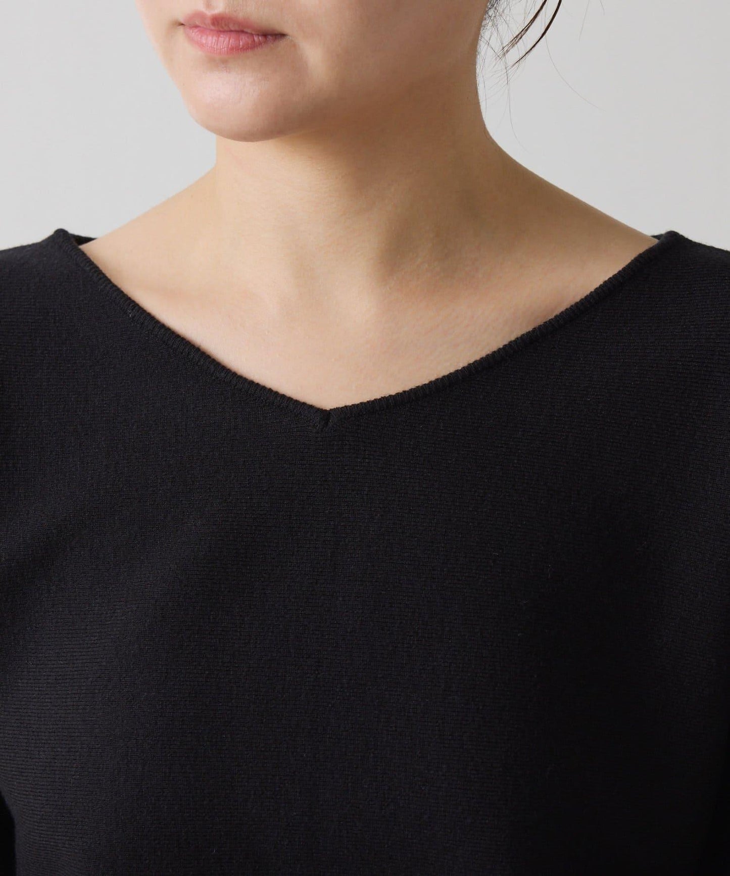 袖口羅紋2WAY蝙蝠袖針織衫