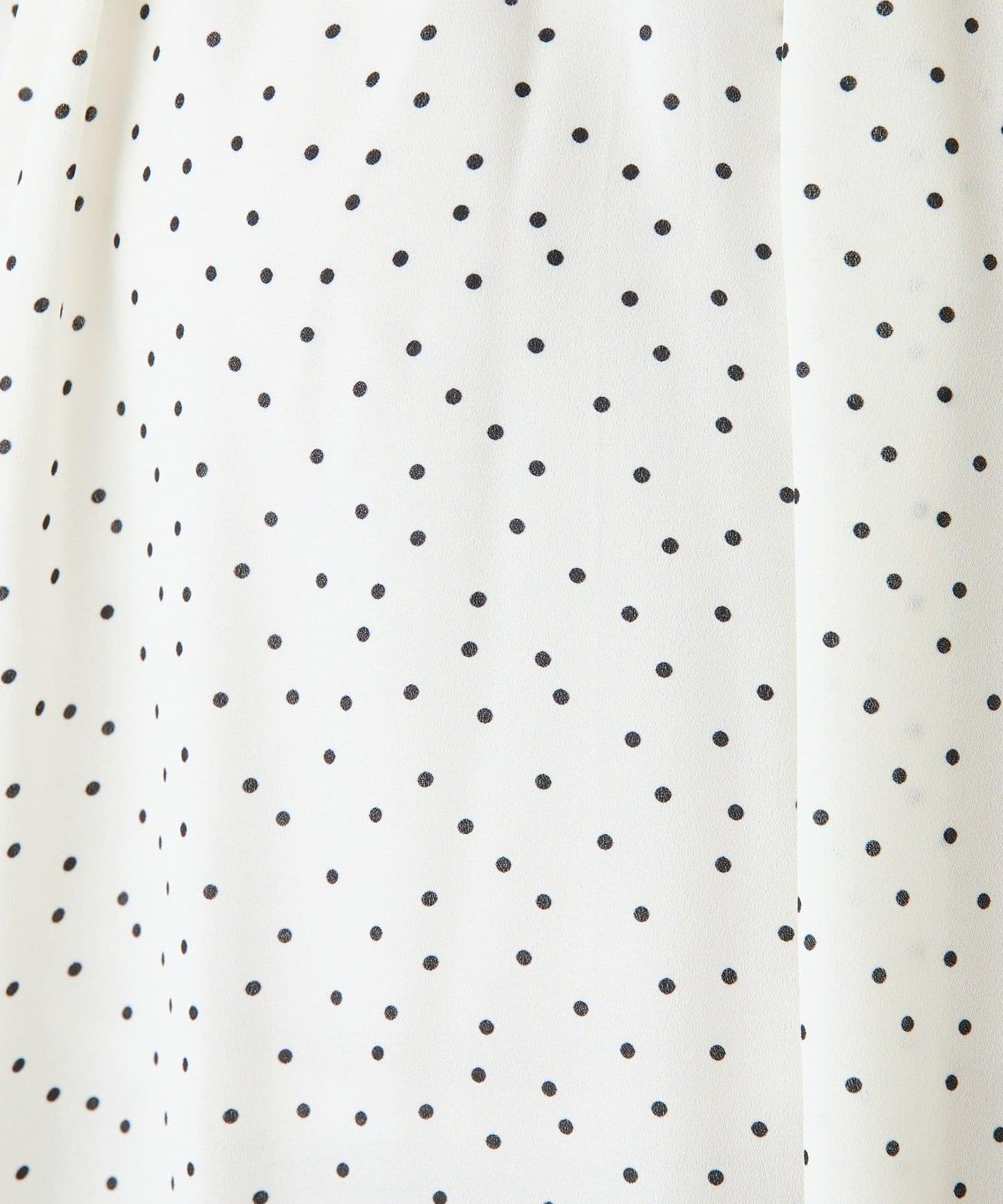 高領褶皺波點襯衫/禮服