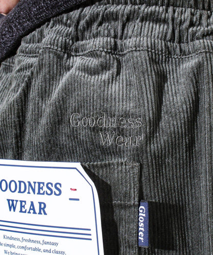【人氣系列/男女同款/4尺碼/7色可選】GOODNESS燈芯絨長褲