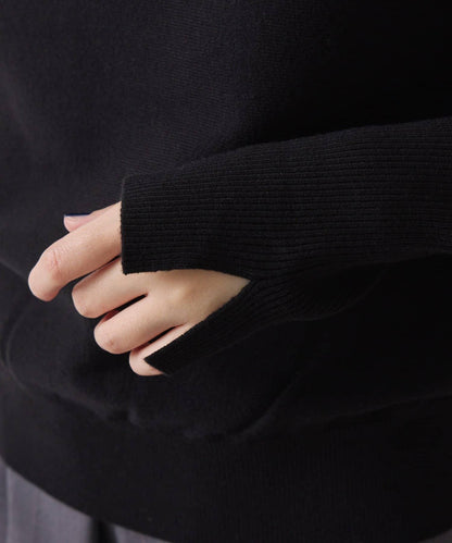 袖口羅紋2WAY蝙蝠袖針織衫