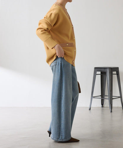 【輕盈/顯氣質】半米蘭針織開衫