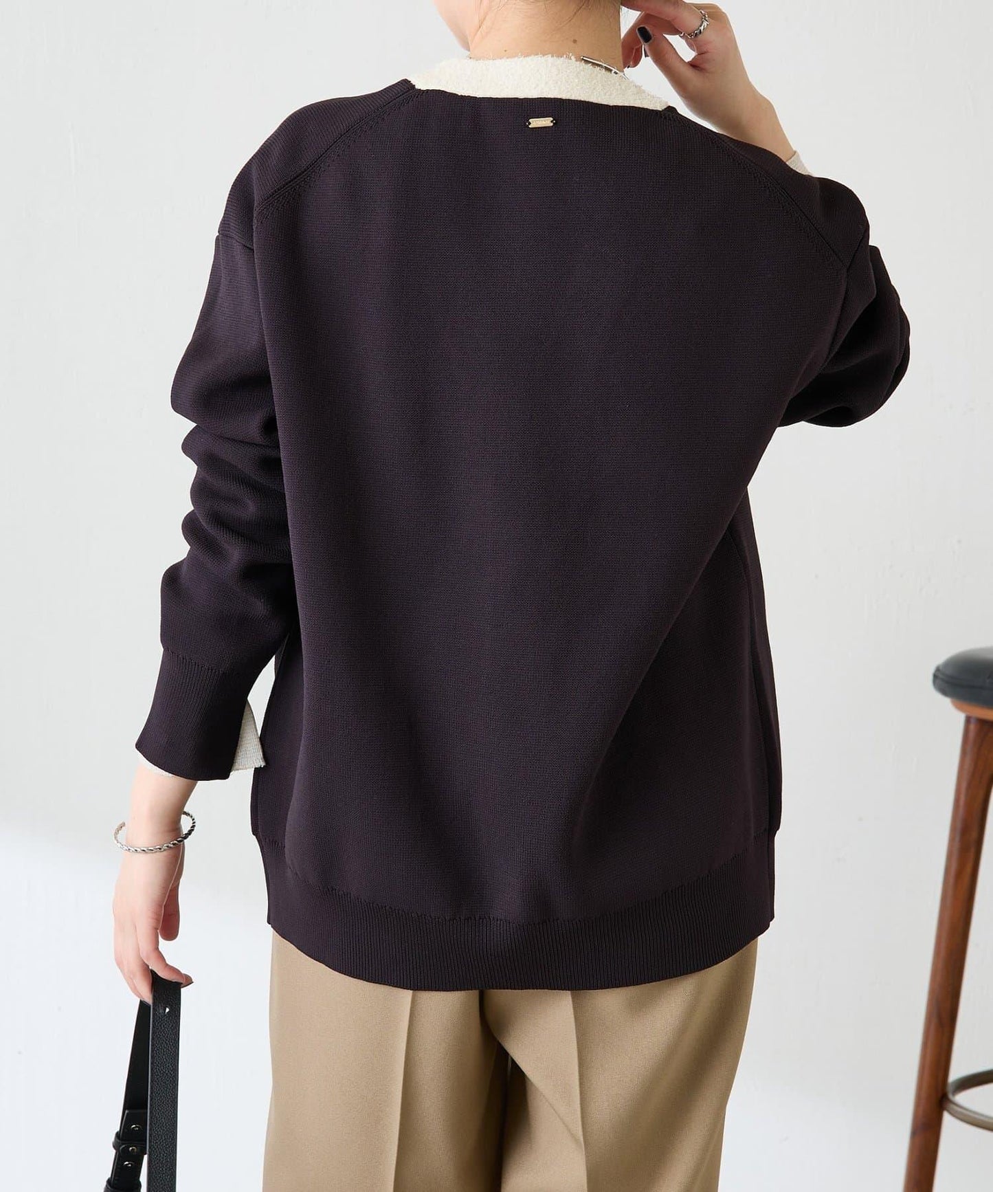 【輕盈/顯氣質】半米蘭針織開衫