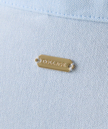 窄領帶裝飾寬鬆襯衫