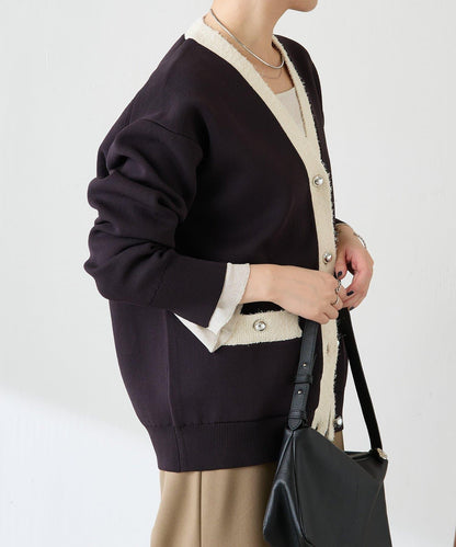 【輕盈/顯氣質】半米蘭針織開衫