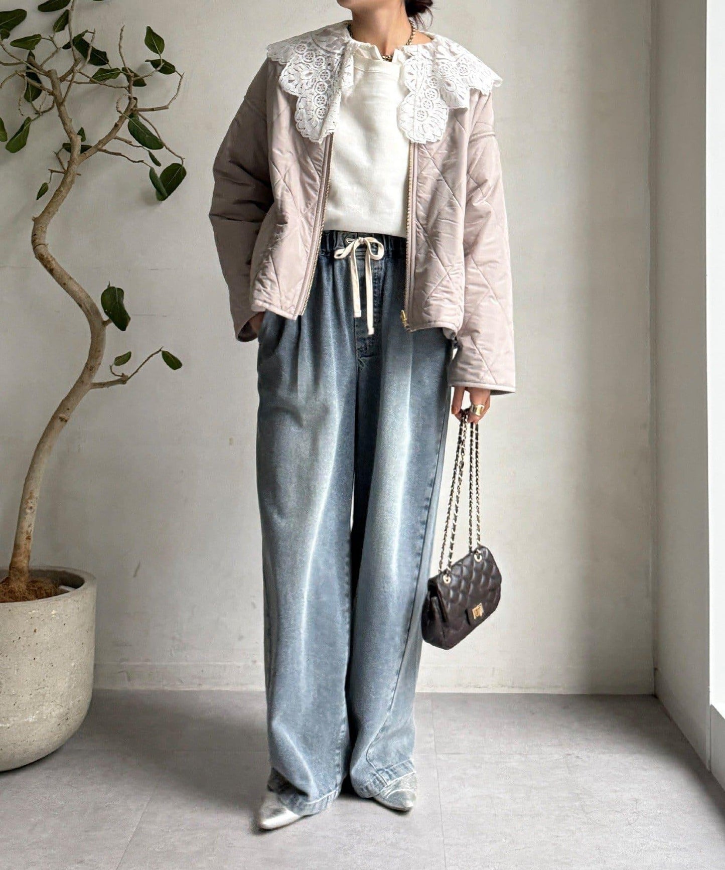 可雙面穿仿毛絎縫大衣