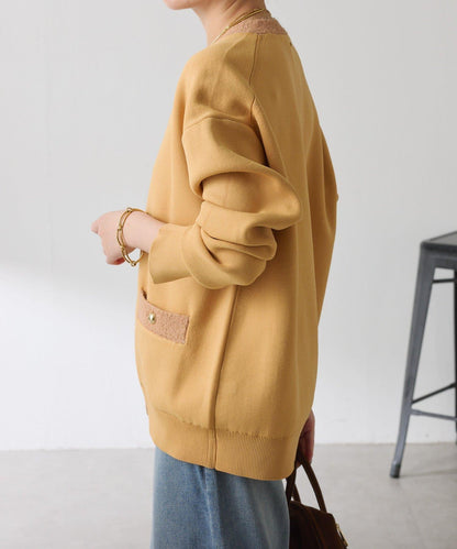 【輕盈/顯氣質】半米蘭針織開衫