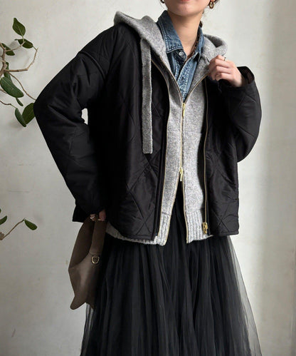 可雙面穿仿毛絎縫大衣