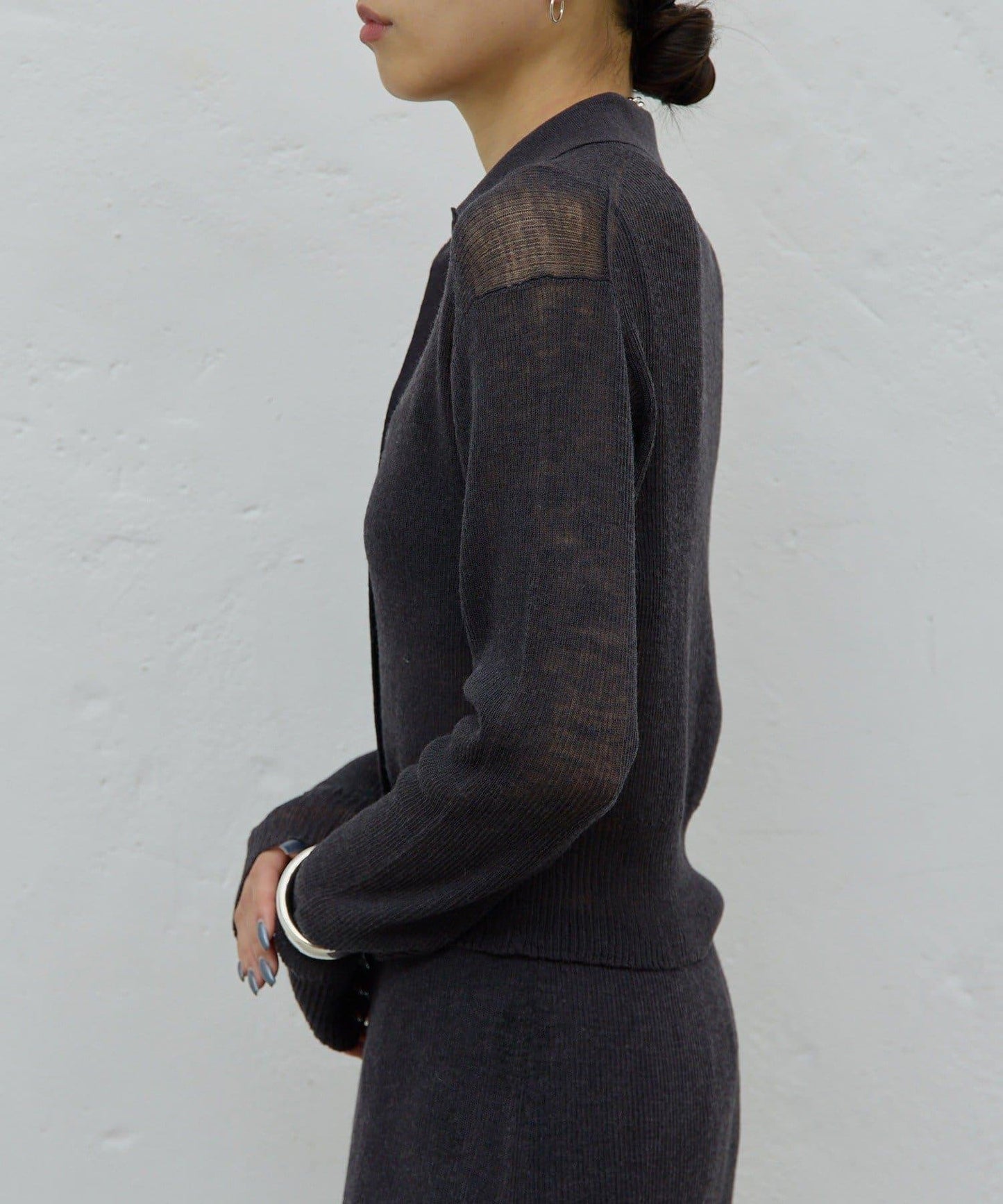 【HERITANOVUM】透視羅紋針織POLO衫