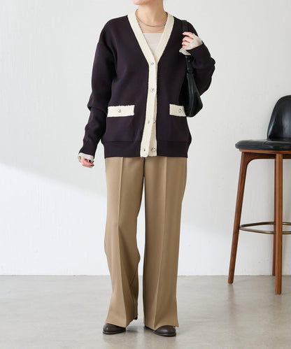 【輕盈/顯氣質】半米蘭針織開衫