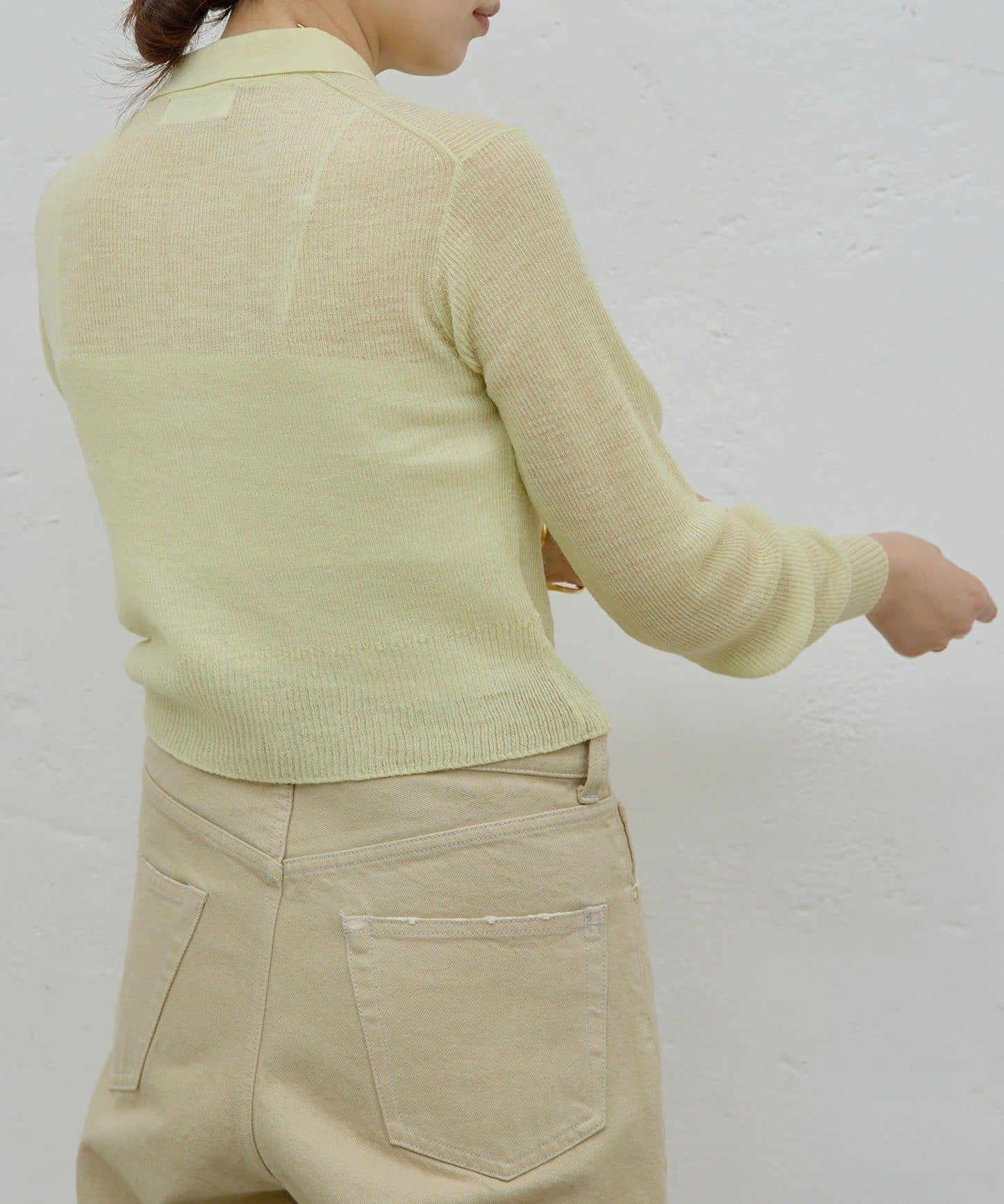 【HERITANOVUM】透視羅紋針織POLO衫