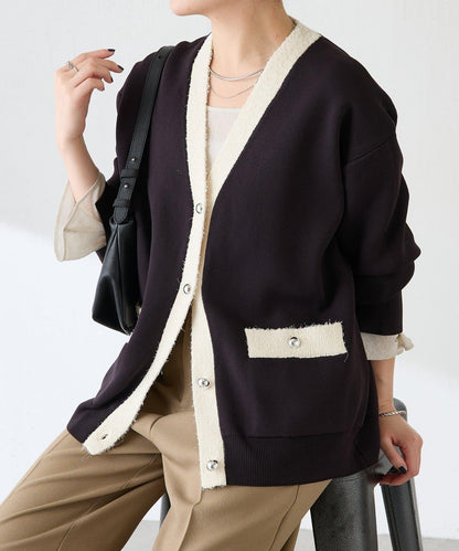 【輕盈/顯氣質】半米蘭針織開衫