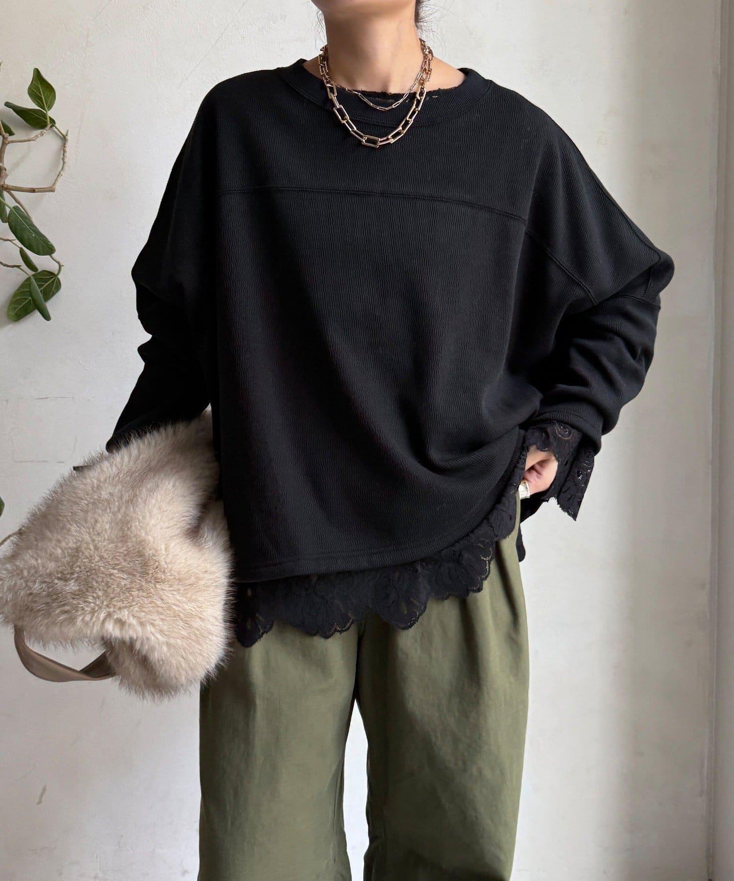 保暖加厚熱感套頭衫