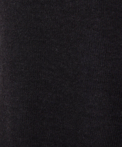 【HERITANOVUM】透視羅紋針織半身裙