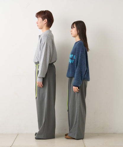 【WHIMSIC/2尺碼可選】細條紋寬鬆西裝褲