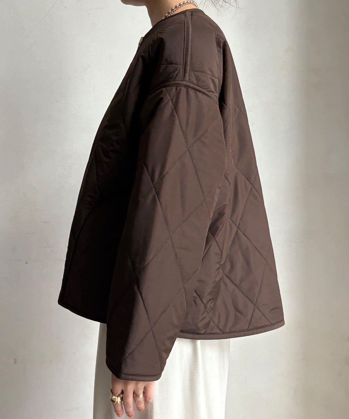 可雙面穿仿毛絎縫大衣