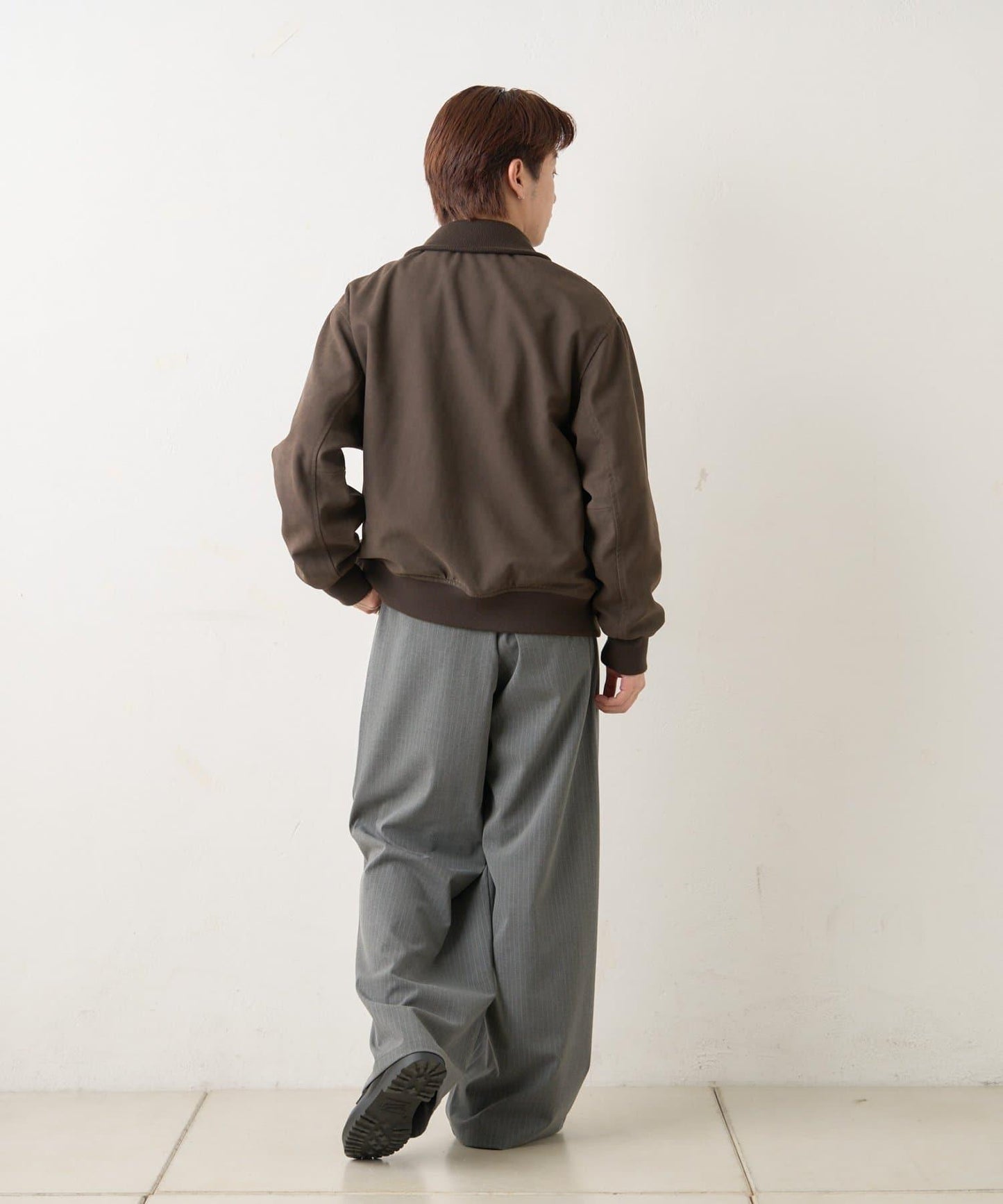 【WHIMSIC/2尺碼可選】細條紋寬鬆西裝褲