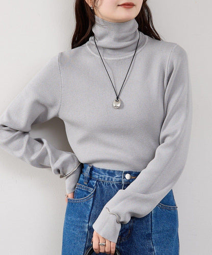 高領針織衫