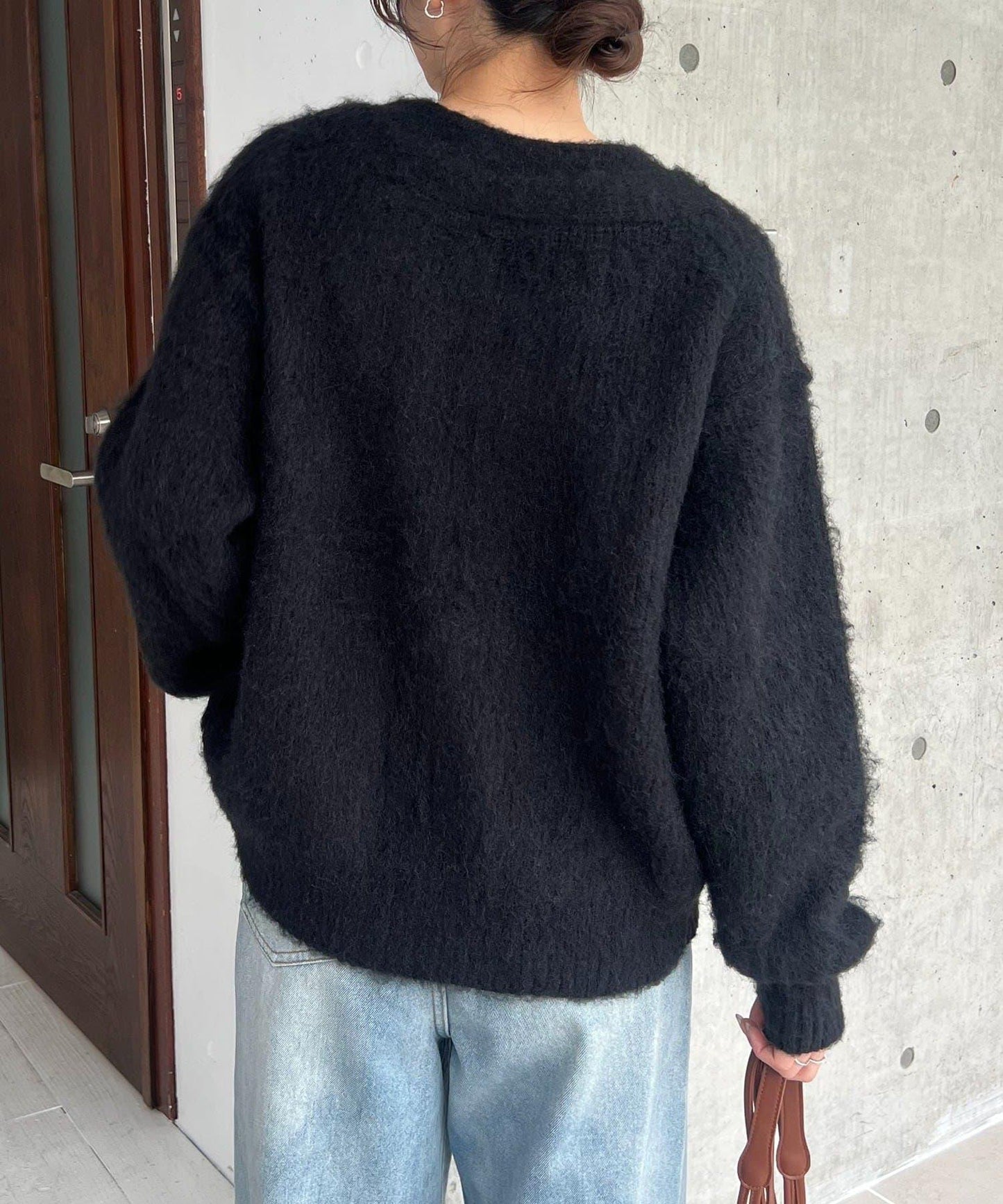 【HAPPY BAG対象】微妙色調紐扣疊穿風開衫