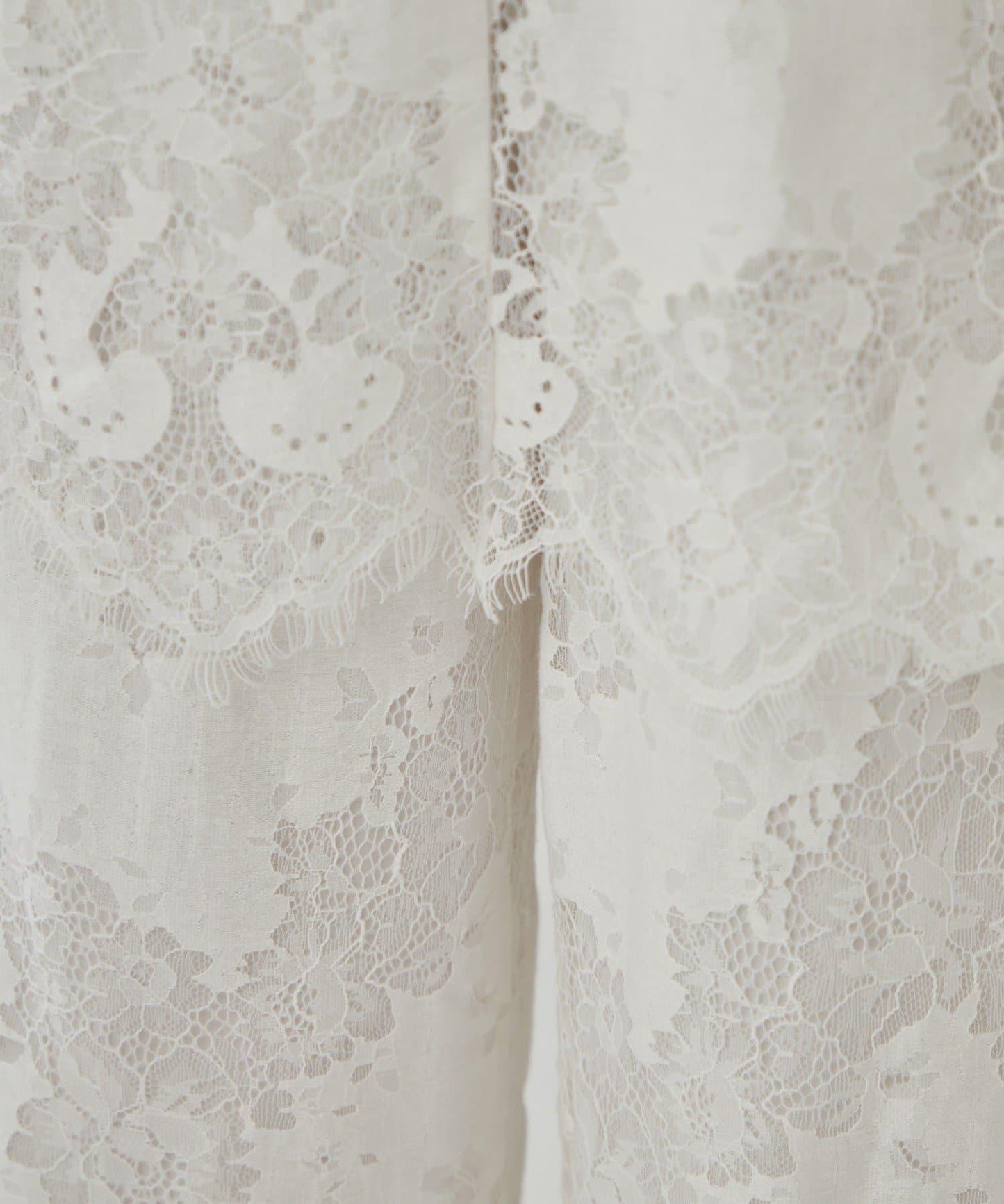 鏤空花邊疊層褲