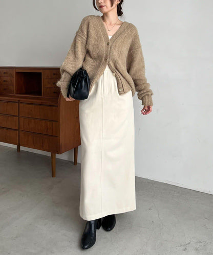 【HAPPY BAG対象】微妙色調紐扣疊穿風開衫