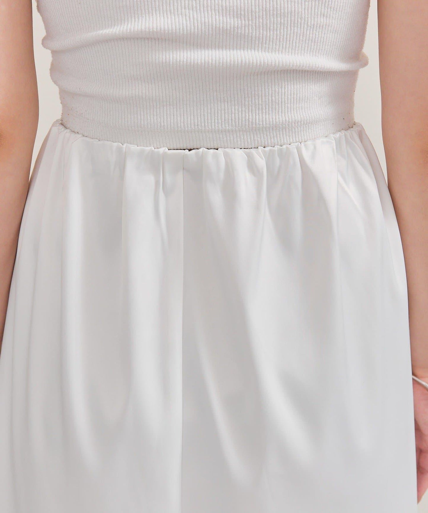 下襬蕾絲多功能半身裙