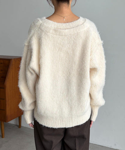 【HAPPY BAG対象】微妙色調紐扣疊穿風開衫