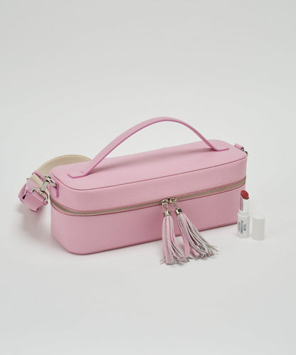 皮革2WAY化妝包唇膏套裝