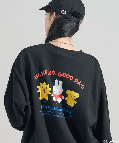 《米菲》動物印花衛衣