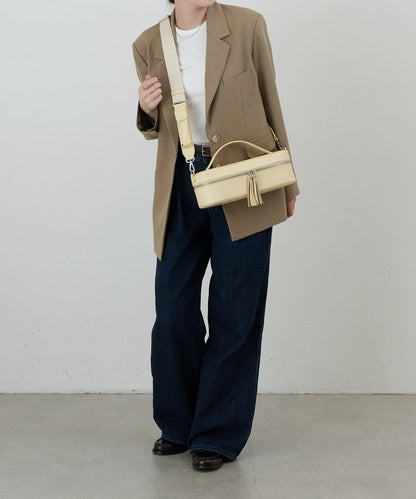 皮革2WAY化妝包唇膏套裝