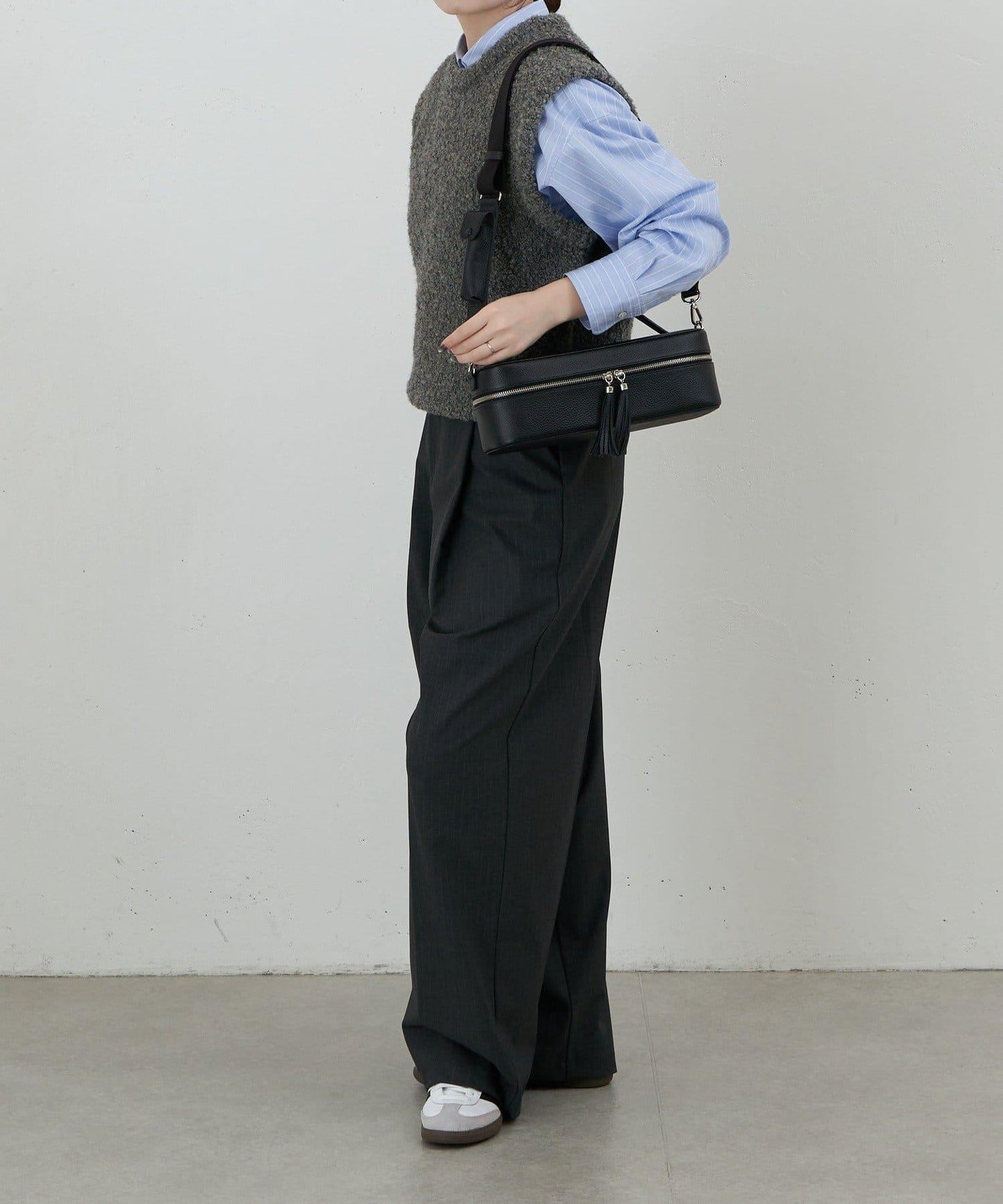 皮革2WAY化妝包唇膏套裝