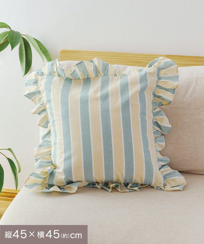 條紋抱枕套：45×45cm