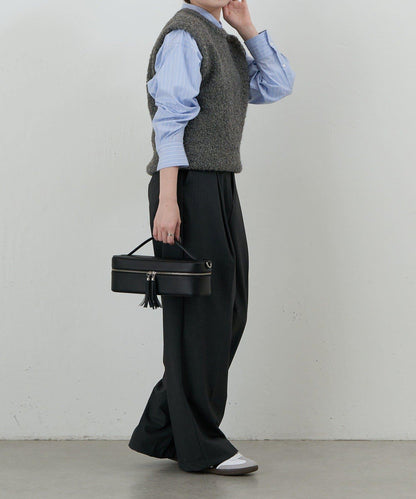 皮革2WAY化妝包唇膏套裝