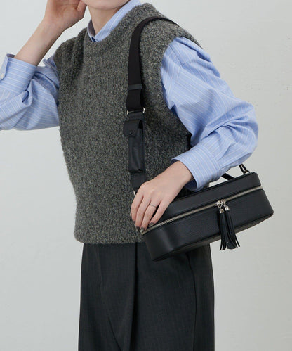 皮革2WAY化妝包唇膏套裝