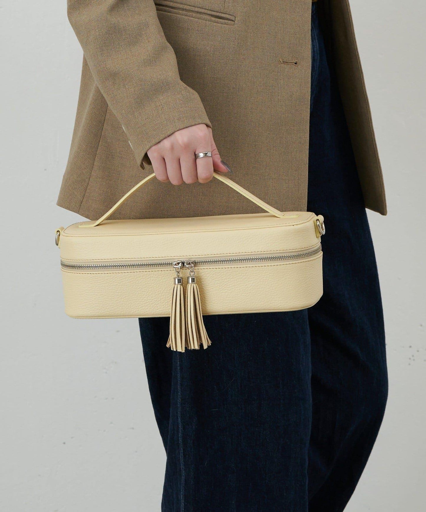 皮革2WAY化妝包唇膏套裝