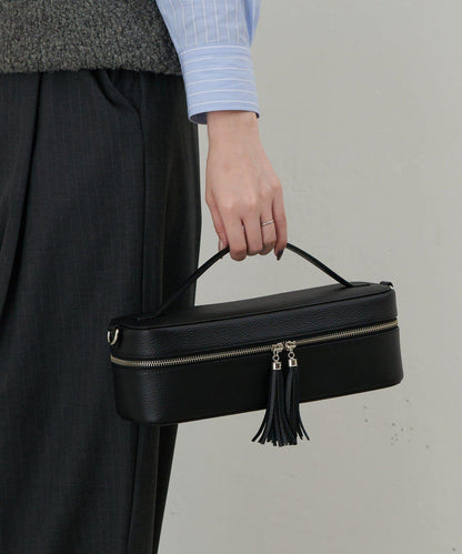 皮革2WAY化妝包唇膏套裝